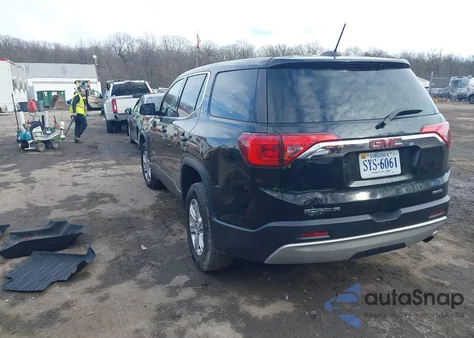 2018 GMC Acadia Sle z USA, uszkodzony, nr VIN 1GKKNRLA7JZ218022